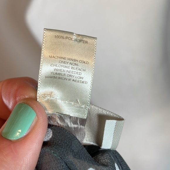 LOFT sheer polka dot blouse - Picture 9 of 9